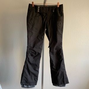 Burton dryride black womens snow pants xs